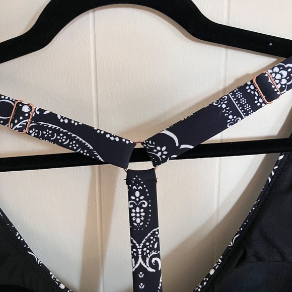 Raisins Curve Trendy Plus Size Trinidad T-Back Tankini Size 24W - Picture 6 of 6